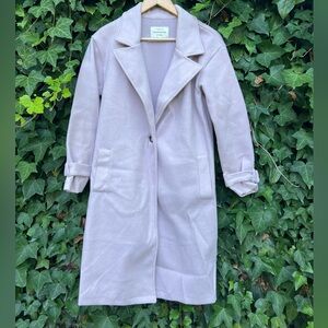 Lilac, perfect fall and spring coat!